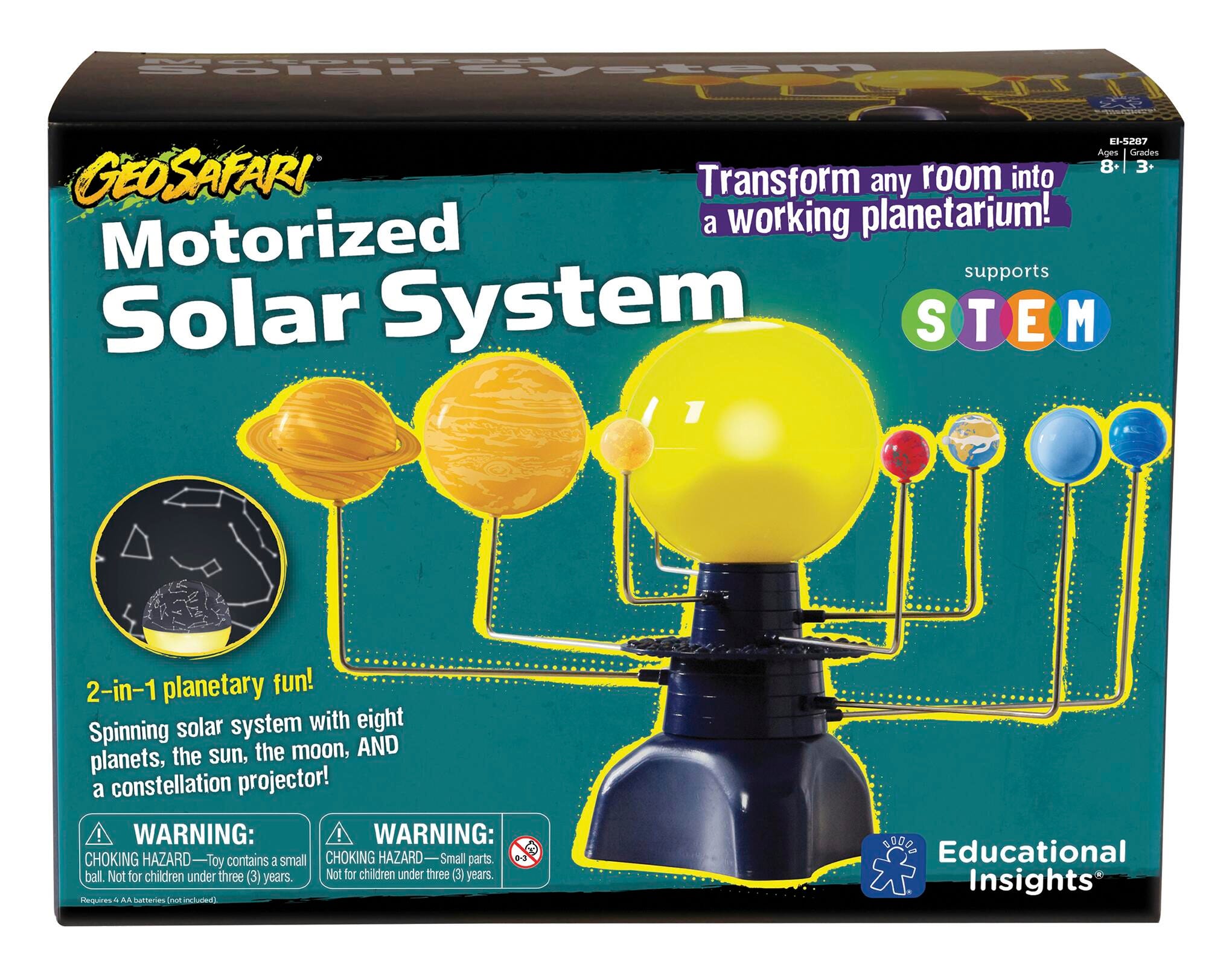 Educational Insights Geosafari Motorized Solar System Model